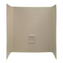 Bathtub Wall Surround - 40” x 54” x 58", Almond 