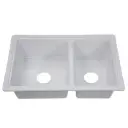 RV Double Kitchen Galley Sink - 25" x 17" x 6.6"