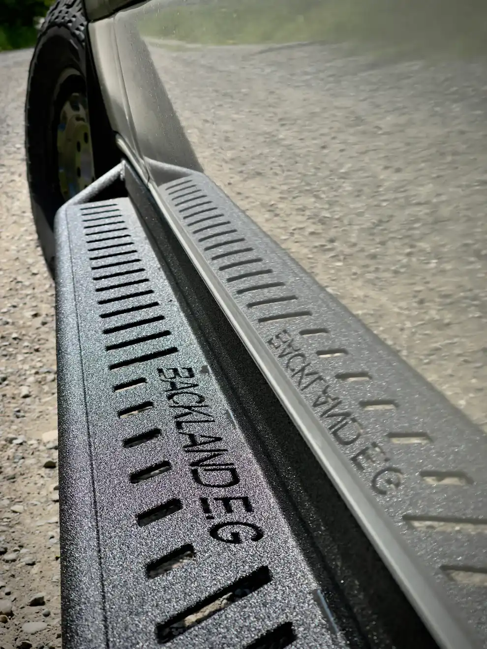 APEX - Rock Sliders / Side Steps - 170 - Drop Down with Shorter Driver Side - Steel 