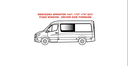 Fixed window - Driver Side Forward - MERCEDES SPRINTER - (SL101-F)
