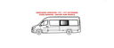 Fixed window - Driver Side Middle - MERCEDES SPRINTER 170", 170" EXT. - (SL102-F)
