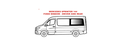 Vitre fixe – Quart arrière côté conducteur – MERCEDES SPRINTER 144 – (SL104-F)