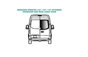 VWD Solid Series – Fenêtre Fixe en Verre (SR107-F) – Porte Arrière Côté Passager pour Sprinter (2007–2018)