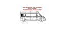 Vitre fixe - Quartier arrière côté passager - RAM PROMASTER - (RR304-F)