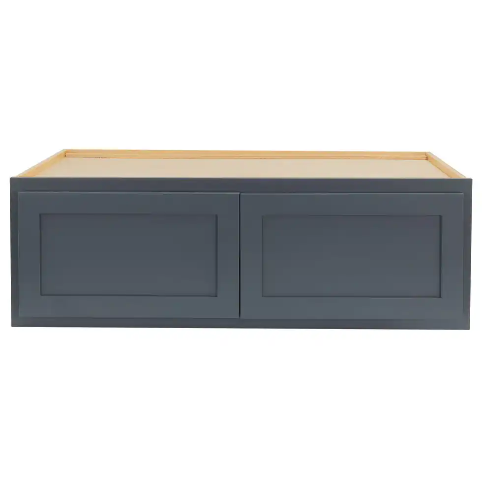 RV Refrigerator Wall Cabinet | Needlepoint Navy 