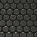 Revêtement de sol VR 8 pi 6 po – Motif pastille | Noir