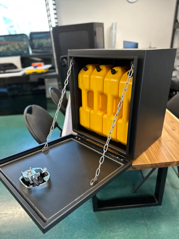 Boîte de rangement en aluminium