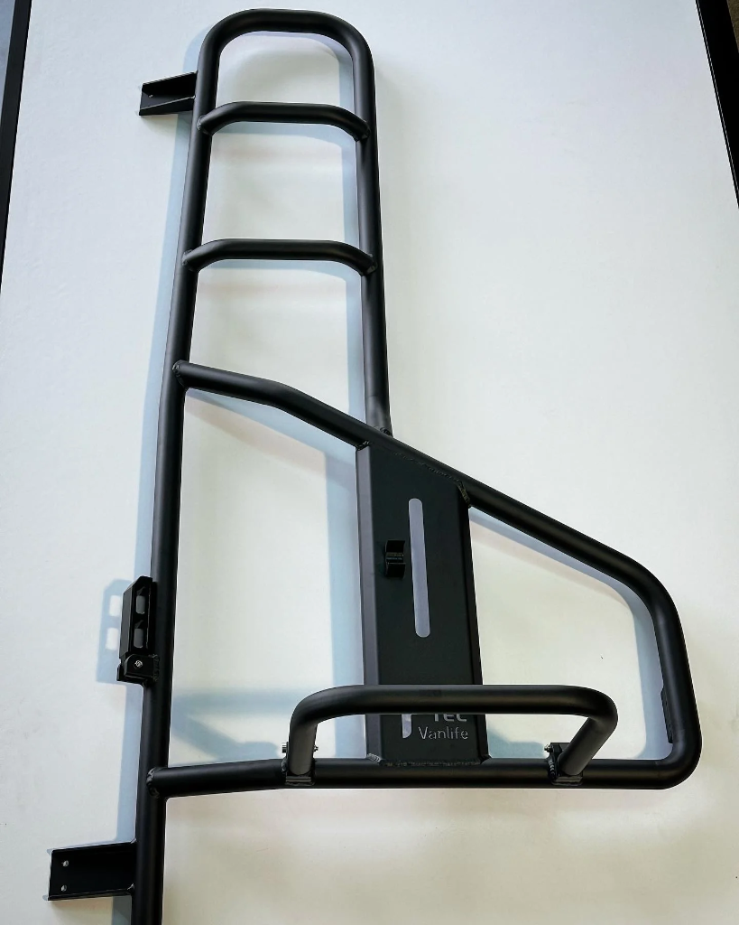 Support à pneu et échelle arrière 2-en-1 pour Ford Transit