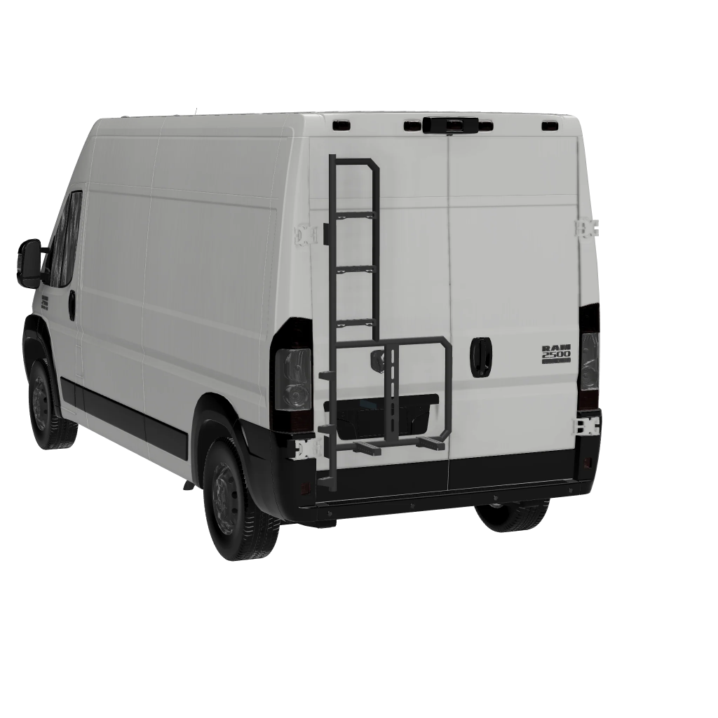 Spare Tire Holder with Ladder – Promaster - PHLÖ SYSTEM