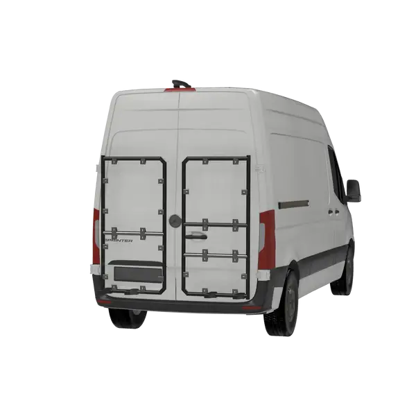 Porte-bagages complet pour la porte droite Sprinter 2007-18 