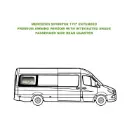 Fenêtre de van à auvent VWD Premium (SR103-AW)