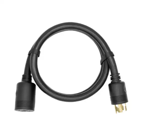 Cordon d'alimentation du générateur EcoFlow (NEMA L14-30R à L14-30P, 1,5 m)