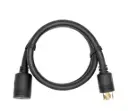 Cordon d'alimentation du générateur EcoFlow (NEMA L14-30R à L14-30P, 1,5 m)