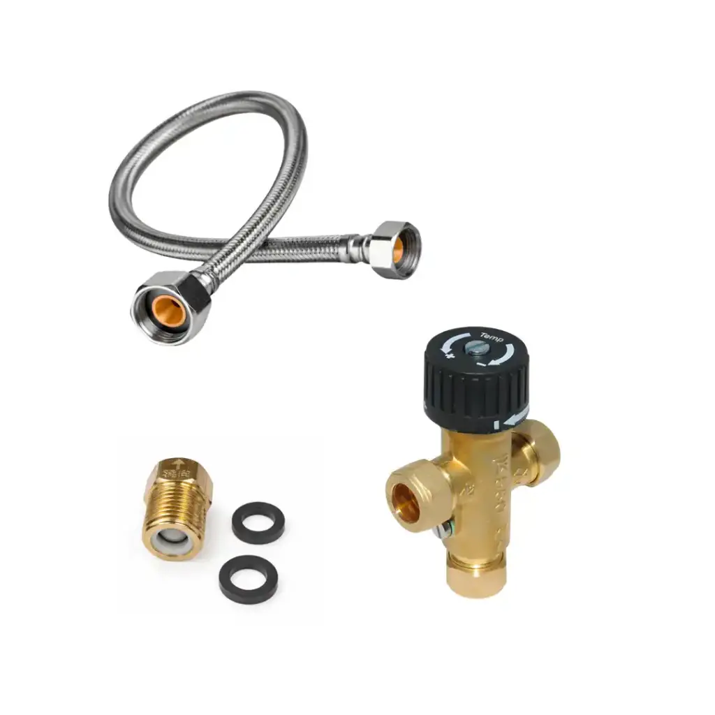 Ensemble de raccordement avec valve thermostatique Pundmann - Go Code