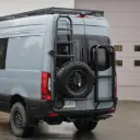 Sprinter Rear Door Aluminum Gear Rack - NO DRILL 