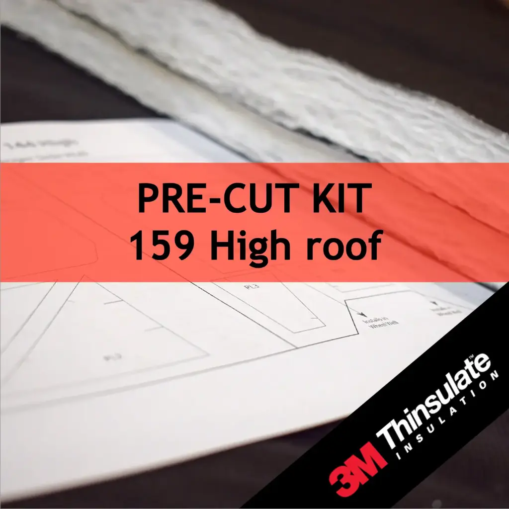 PRE-CUT / 3M™ Thinsulate™ Van Insulation Kit for RAM ProMaster 159" WB High Roof
