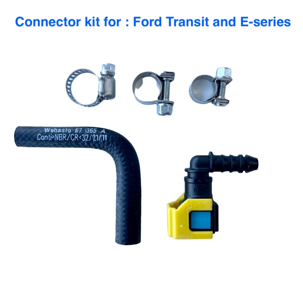 Connector Kit - Webasto / Espar / Planar Heater Fuel Tank - Ford Transit and E-Series