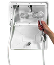 B&B MOLDERS POLAR WHITE EXTERIOR SHOWER WITH BOX