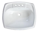 RECTANGULAR SINK 12X15 WHITE