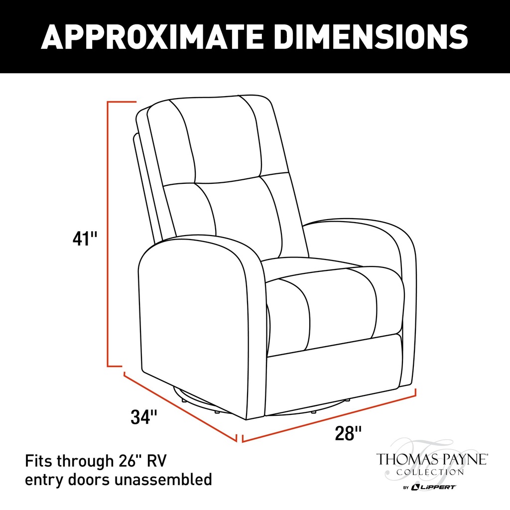 Swivel Pushback Recliner-Altoona PolyHyde