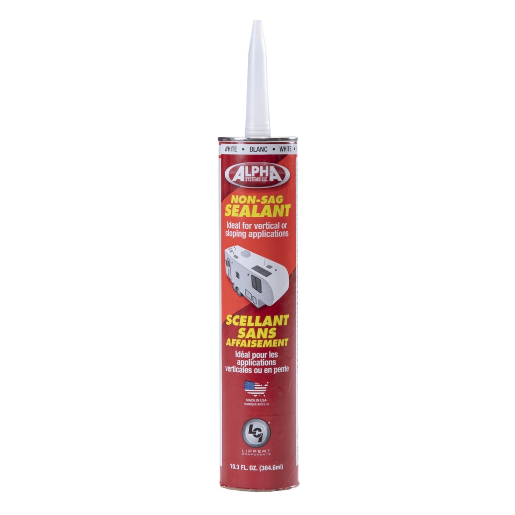 1010 Low VOC Non-Sag Sealant, White (10.3 Oz. Tube)