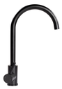 Curved Gooseneck Faucet - Black Matte (Retail Box)