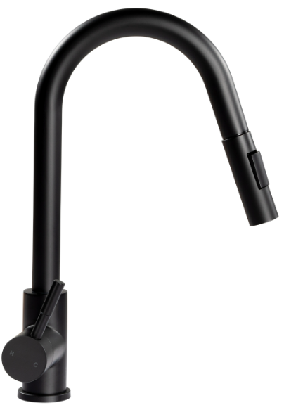 Bullet Pull-Down Faucet - Black Matte (Retail Box)