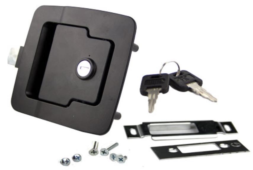 Standard RV Baggage Door Latch Kit - Black