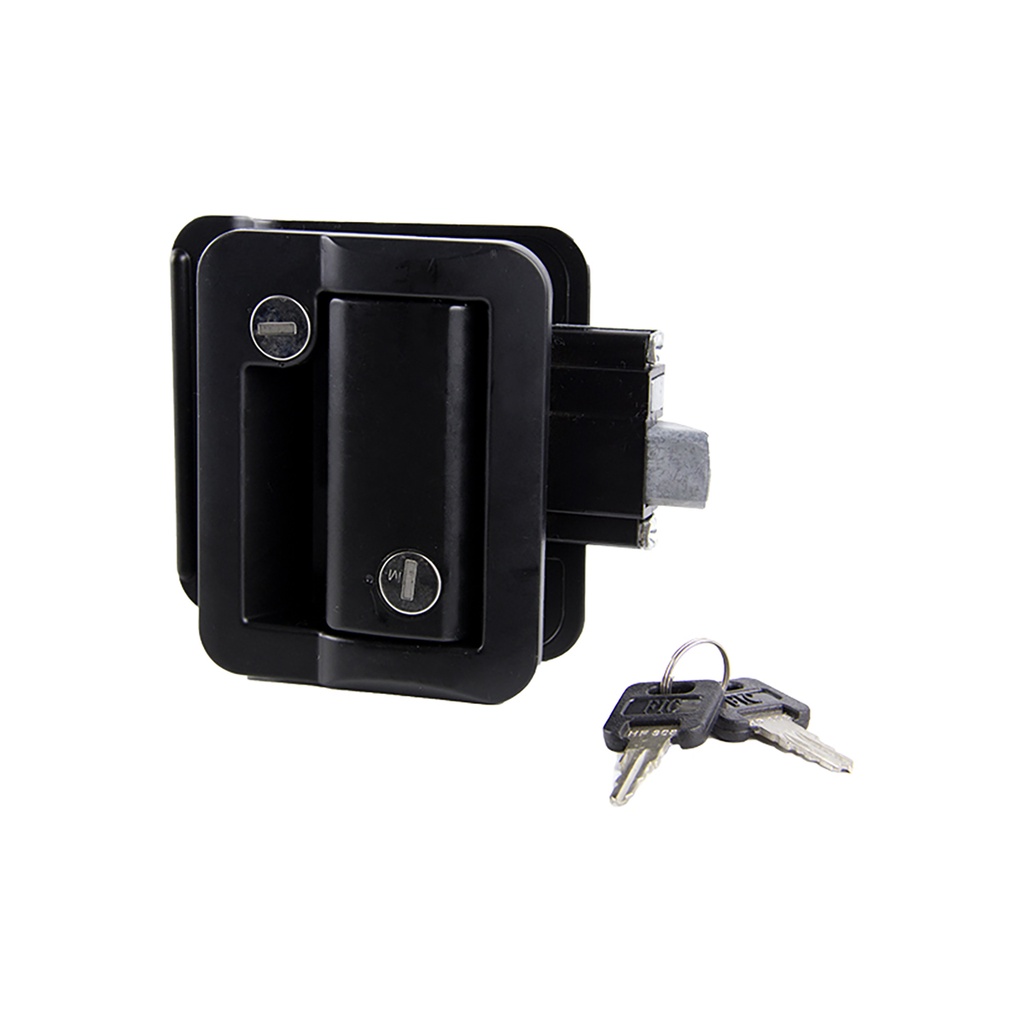 Travel Trailer Door Latch Kit, Black Global