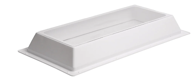 RV 14" x 30" Skylight Inner Dome Flat Arch