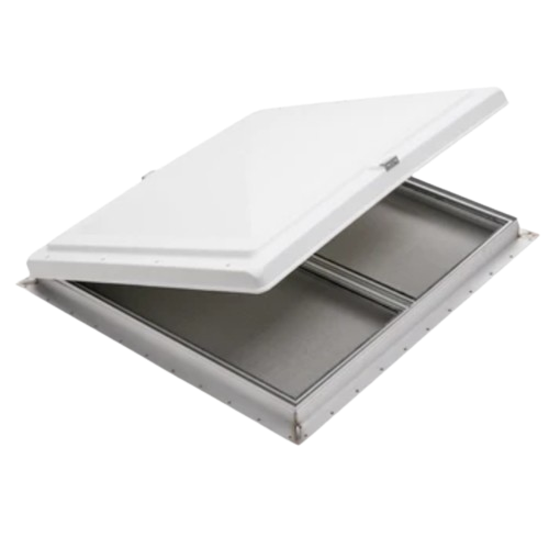 Heng's Escape Hatch / Exit Vent with 2" White Metal Garnish 26" X 26" ( 68631-2)