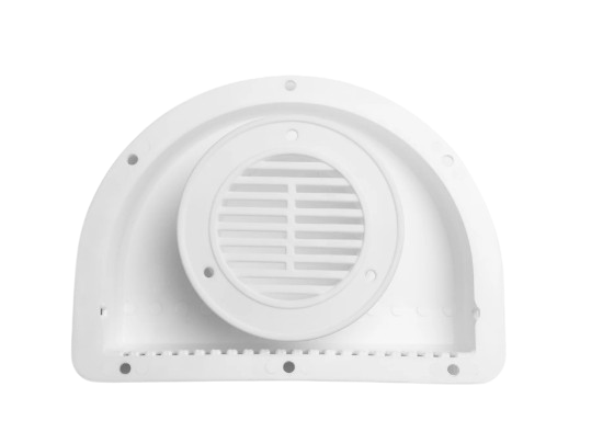 Travel Trailer Vent for Exterior Sidewall | White 