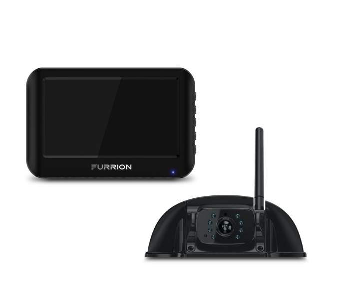 Furrion Vision S®+ RV Backup Camera System - 5" Monitor, Rear Sharkfin Camera #FOS5HTASF