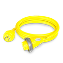 25ft 30A 125V Marine Cordset, L5-30  (Yellow)