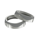 30A replacement ring, Plastic, Titanium