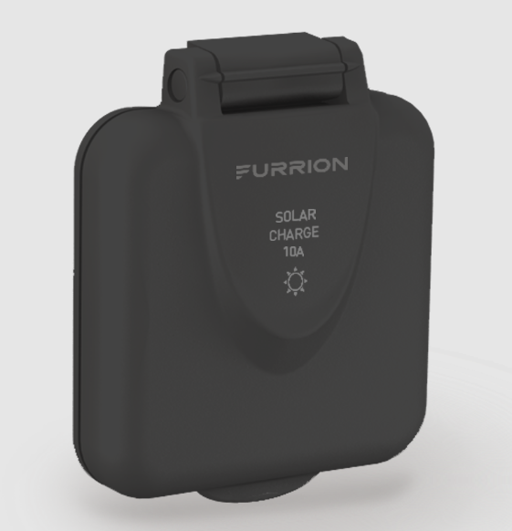 Furrion 10A RV Solar Port Inlet - Black