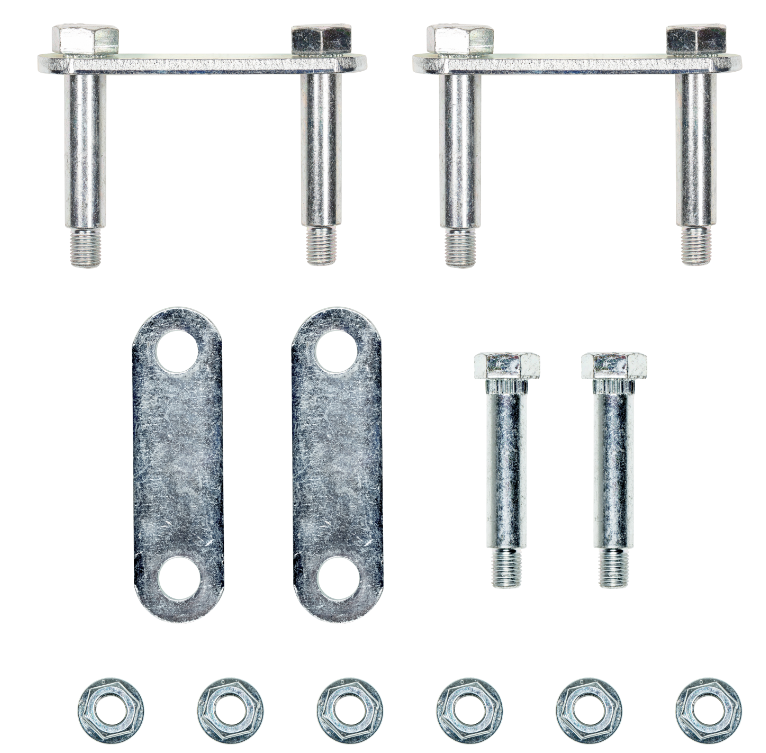 Trailer Axle Attaching Parts (AP) Suspension Kit for 2,000-7,000-lb. Double-Eye Single Axles - No Equalizer #121101