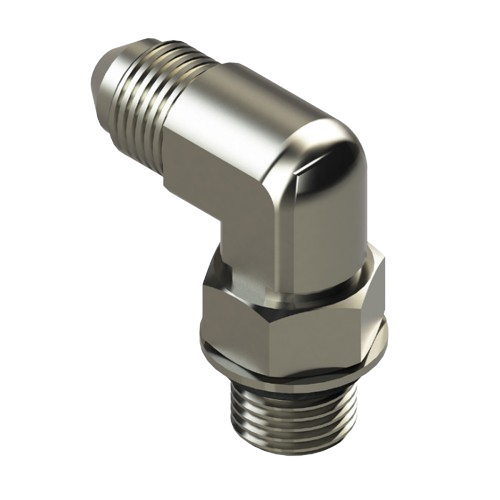 1/4" Hydraulic Fitting - 90 degree elbow (6801-04-04)