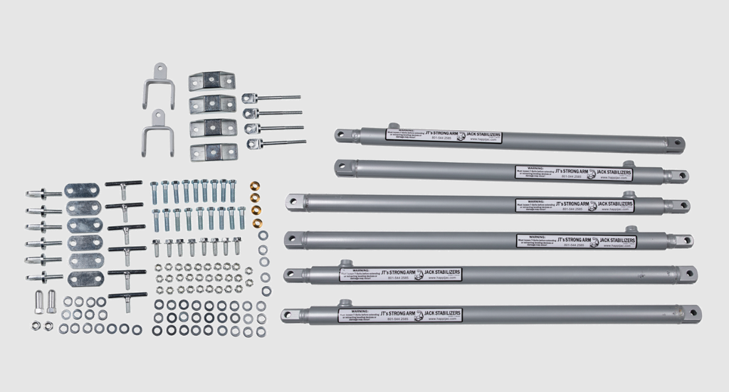 JT's Strong Arm™ Short 5th Wheel Jack Stabilizer Kit
