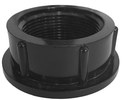 1 1/2" Heavy Duty Raised FPT Spin Weld Fitting-Black