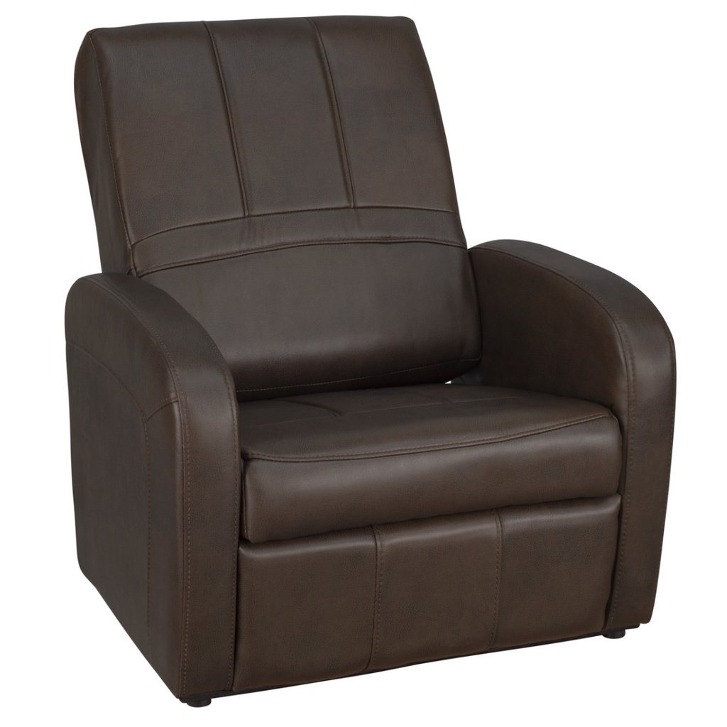 RV Gaming Chair and Ottoman with Storage Chestnut