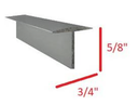 Flexible Aluminum “T” Molding 93″ Length