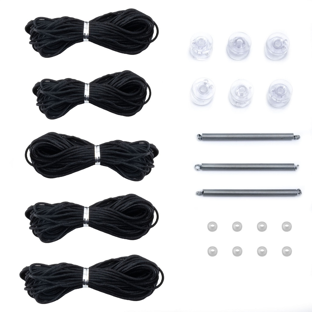 RV Pleated Shade Repair Kit-Black