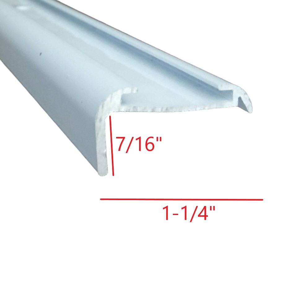 White Aluminum Insert 7/16″