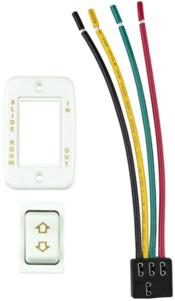 RV Slide-Out Electric Switch Assembly - White #117461