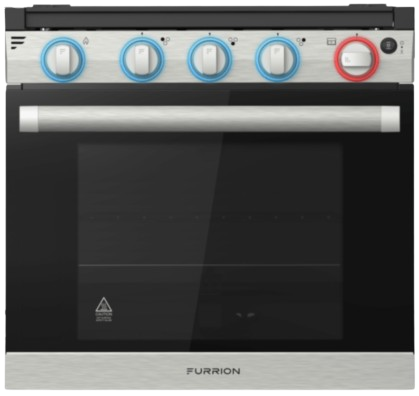 Furrion 2-in-1 RV Gas Range Oven - 21" Stainless Steel