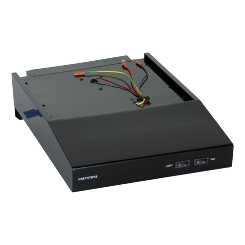 13" RV RANGE HOOD WITH SLOPED FRONT - BLACK 