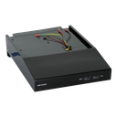 13" RV RANGE HOOD WITH SLOPED FRONT - BLACK 