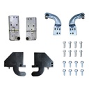 RV Refrigerator Hinge Kit - All Hinge Covers, Screws