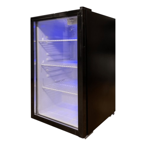 Everchill 3.2 Cuft 110V Wine Cooler 26 Bottle Cap W/Blue LED, RHH